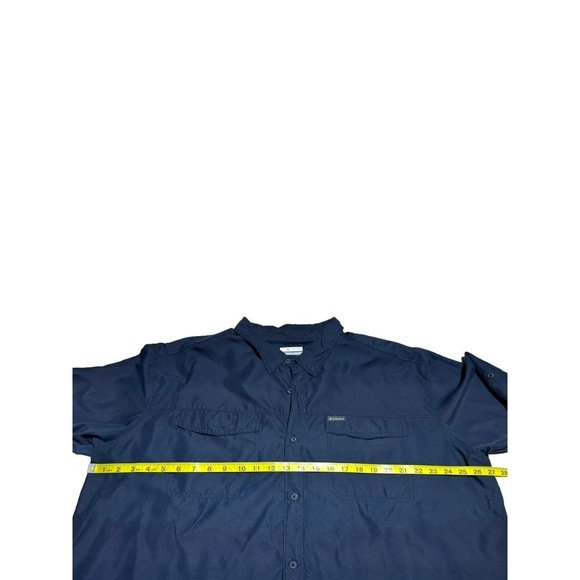 Columbia Long Sleeve Outdoor Shirt Blue Size 2X - Picture 3 of 6